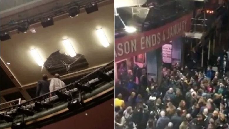 Disa të lënduar ndërsa tavani i një teatri në Londër shembet gjatë shfaqjes – pamje nga vendi i ngjarjes