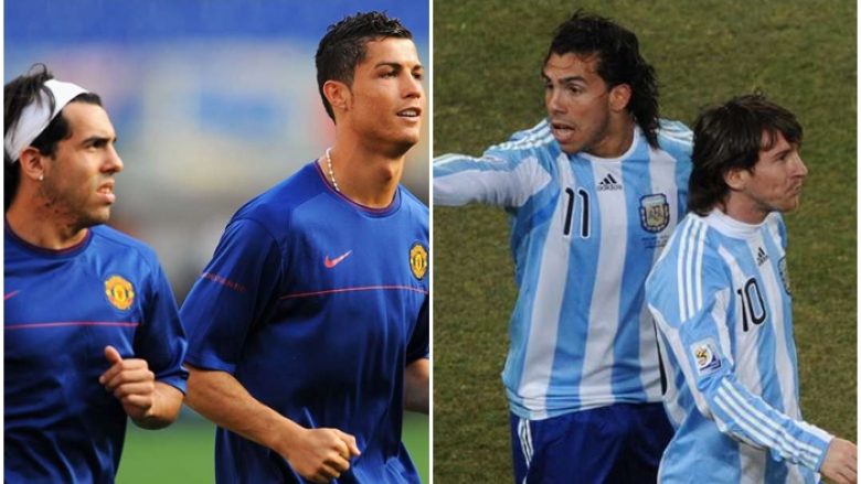 Carlos Tevez shpjegon diferencën mes Cristiano Ronaldos dhe Leo Messit në stërvitje