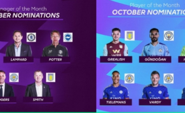 Liga Premier zgjedh trajnerin dhe lojtarin më të mirë të muajit tetor