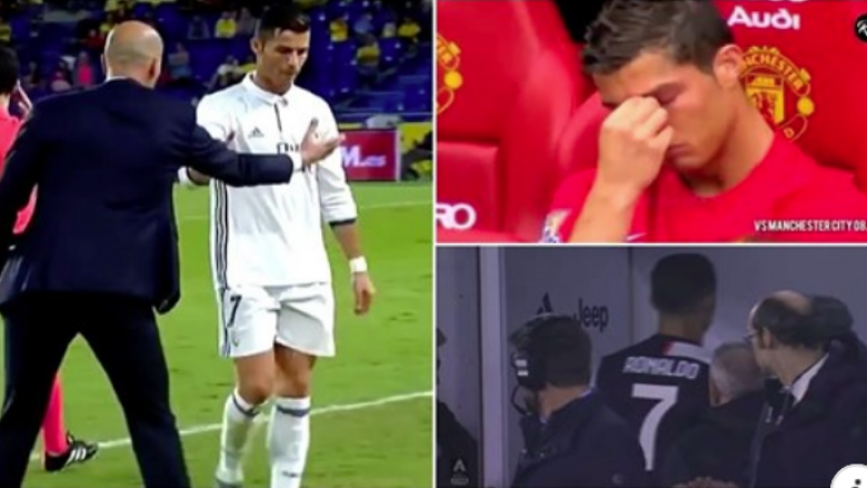 Pesë herë kur Ronaldo është zëvendësuar dhe kishte shkaktuar ‘stuhi’ te skuadra