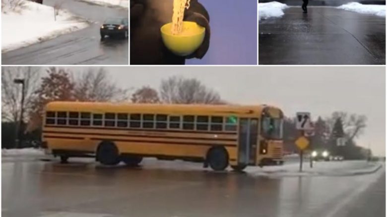 Gjysma e planetit është “ngrirë”, në SHBA autobusët po rrëshqasin nëpër rrugë – videoja nga Siberia në minus 50 gradë është e mbresëlënëse