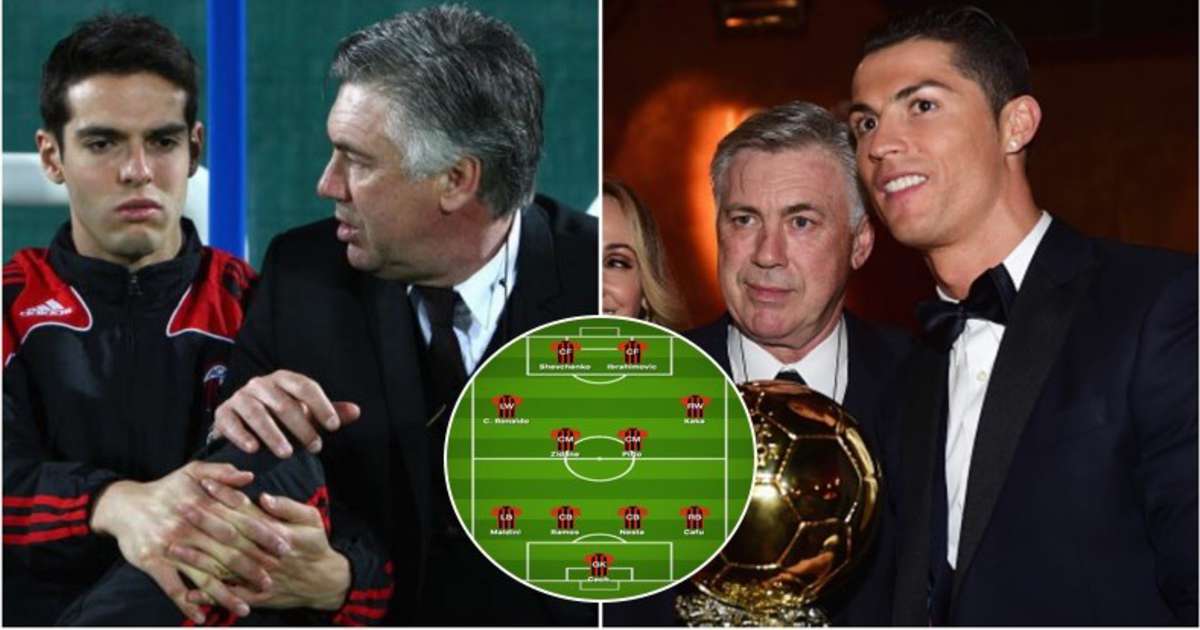 Formacioni më i mirë që e ka drejtuar Carlo Ancelotti – emra të mëdhenj jashtë, por në të Ronaldo e Kaka