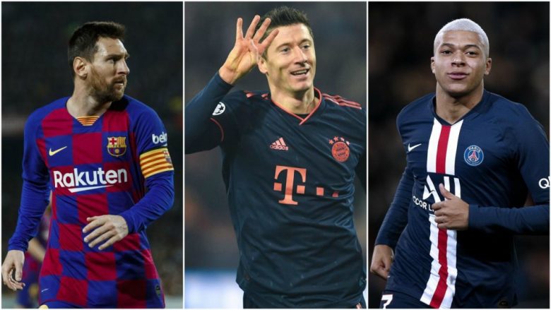 Lewandowski përfundon vitin 2019 si golashënuesi më i mirë – lë pas Messin dhe Mbappen