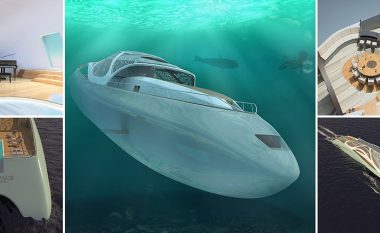 Superjahti luksoz që mund të shndërrohet në një nëndetëse dhe të qëndrojë nën ujë për ditë të tëra