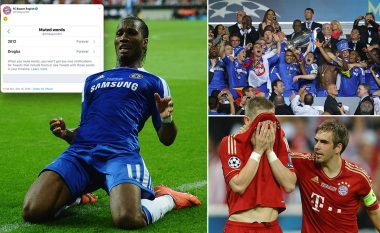 Chelsea thumbon Bayernin me një video të finales së 2012, por reagimi i gjermanëve në rrjetet sociale ishte edhe më i bukur