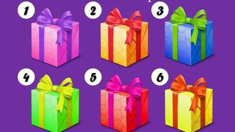 Zgjidh një nga gjashtë dhuratat dhe zbulo mesazhin që fshihet për ty