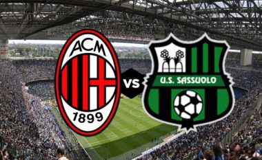 Milan – Sassuolo, formacionet zyrtare