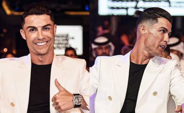 Cristiano Ronaldo prezantoi edhe stilin e ri të flokëve në Dubai