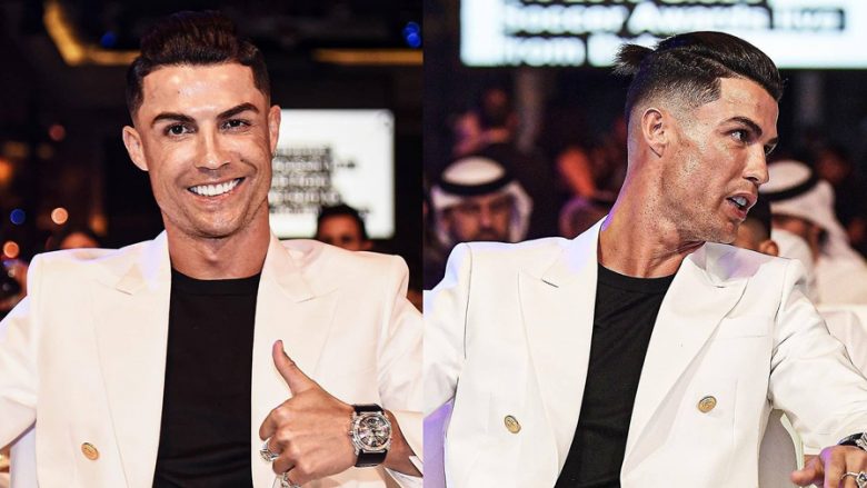 Cristiano Ronaldo prezantoi edhe stilin e ri të flokëve në Dubai