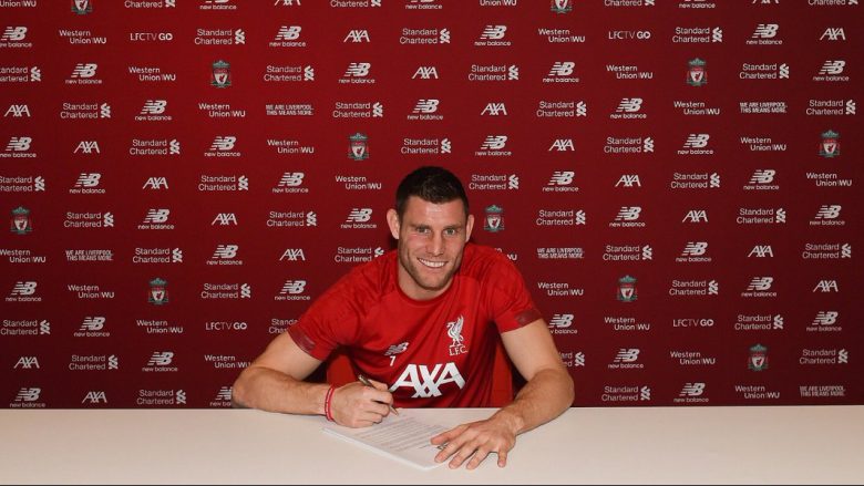 Zyrtare: James Milner vazhdon kontratën me Liverpoolin