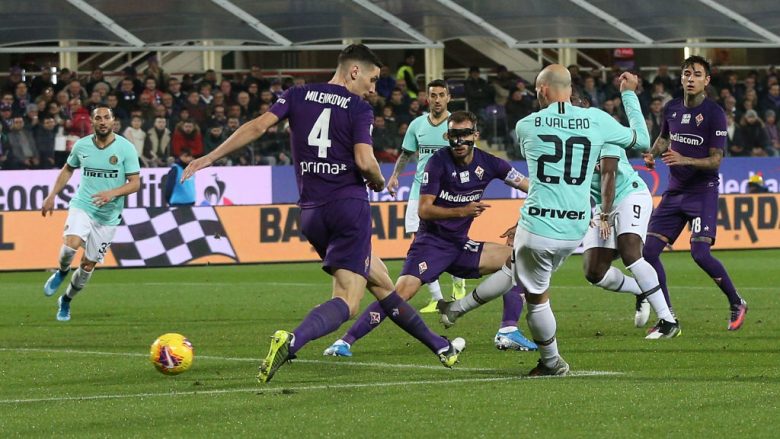 Interi mbetet lider i Serie A-së, por ndalet nga Fiorentina