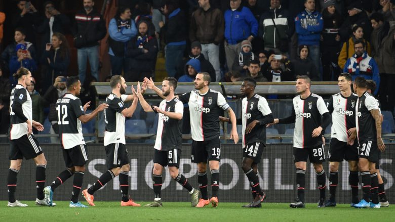 Juventusi i falet dyshes Ronaldo – Dybala, fiton në fushën e Sampdorias
