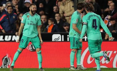 Notat e lojtarëve: Valencia 1-1 Real Madrid, veçohet paraqitja e Benzemas