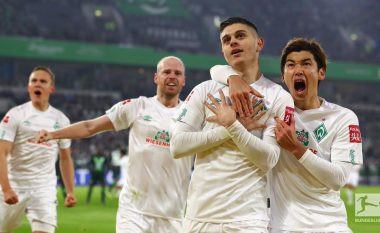 Milot Rashica shënon në udhëtim te Wolfsburgu, feston me shqiponjë