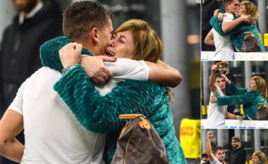 Festa e veçantë e 17-vjeçarit të Interit, festoi golin mes lotësh me mamanë e tij