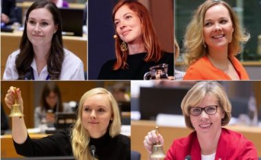 Ndryshimi në Finlandë: Një qeveri e udhëhequr nga pesë gra dhe nga kryeministrja më e re në botë