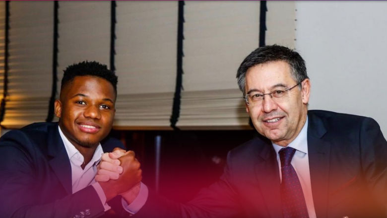 Zyrtare: Ansu Fati rinovon kontratën me Barcelonën – klauzola e tij thyen rekord