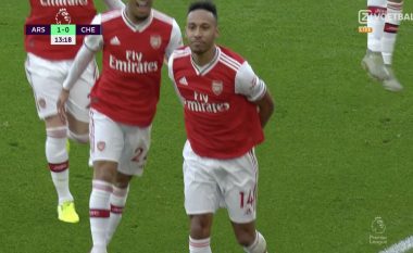 Aubameyang kalon Arsenalin në epërsi ndaj Chelseat