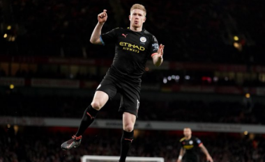 De Bruyne i shënon përsëri gol të bukur Arsenalit