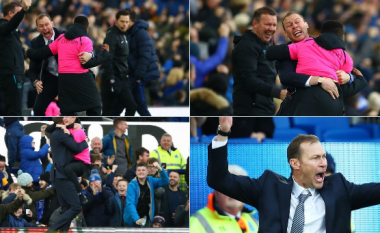Festimi i ‘çmendur’ i golave nga trajneri i ri i Evertonit bëhet hit në rrjetet sociale