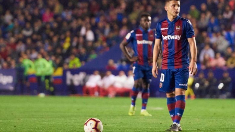 Enis Bardhi shënon gol të bukur dhe i siguron fitoren Levantes
