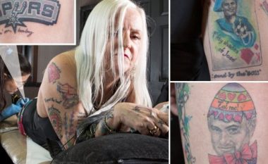 Gjyshja e fiksuar pas Mourinhos – në trupin e saj i ka 38 tatuazhe dedikuar portugezit