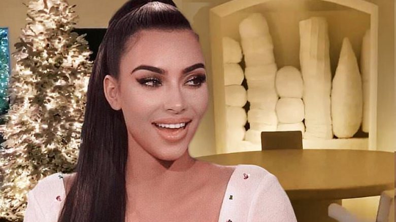 Kim Kardashian zbulon ambientet e shtëpisë së saj luksoze të dekoruara me shumë shije për festat e fundvitit