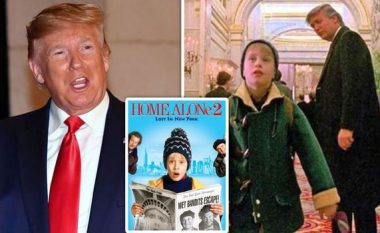 Donald Trump reagon pasi u largua nga “Home Alone” skena ku ishte ai