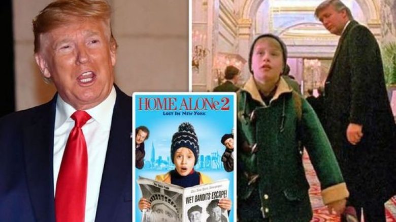 Donald Trump reagon pasi u largua nga “Home Alone” skena ku ishte ai