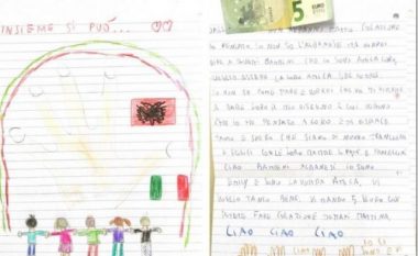 Letra prekëse e vogëlushes nga Italia për fëmijët shqiptarë të prekur nga tërmeti