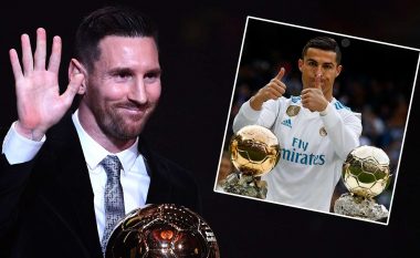 Messi: Më dhembi kur Ronaldo e fitoi për të pestën herë Topin e Artë