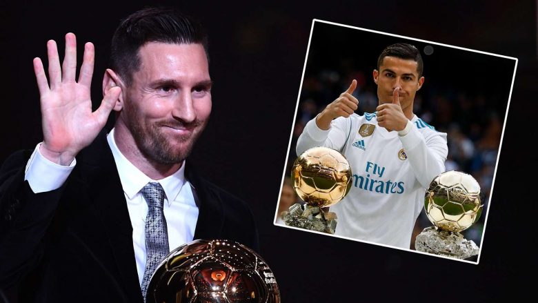 Messi: Më dhembi kur Ronaldo e fitoi për të pestën herë Topin e Artë