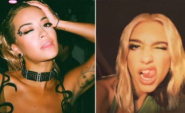 Rita Ora dhe Dua Lipa në të njëjtën ditë, publikojnë fotografi duke pozuar në të njëjtën mënyrë