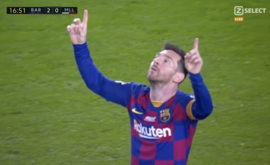 Messi shënon supergol nga distanca ndaj Mallorcas