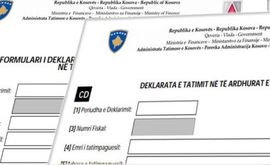 Administrata Tatimore modifikon formularin tatimor e të Ardhurave Personale dhe të Ardhurave të Korporatave