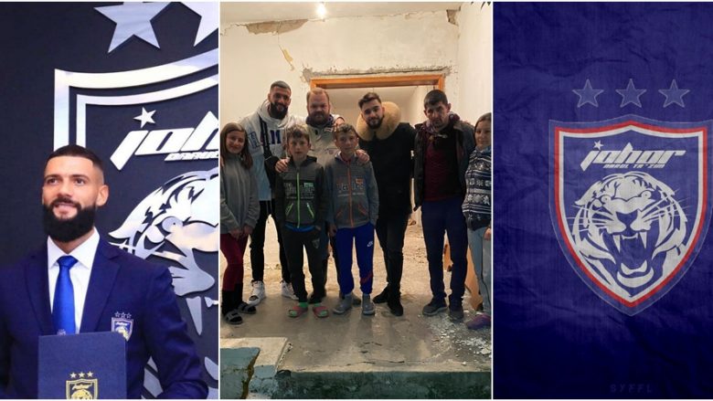 Gjest i jashtëzakonshëm i Liridon Krasniqit dhe klubit të tij Johor, i ndihmojnë 30 familje në Shqipëri