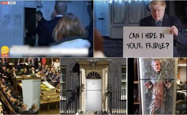 Kryeministri britanik “fshihet në frigorifer” për të shmangur intervistën – përdoruesit e rrjeteve sociale “e bëjnë për pesë pare”!