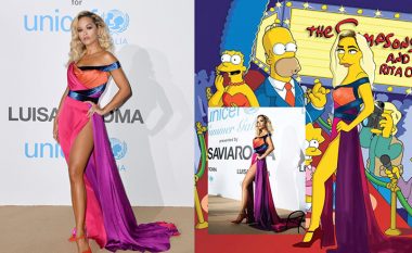 Rita Ora në versionin e "The Simpsons"