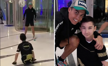 ‘Frymëzuesi’ Ronaldo tregon se është njeri i madh, luan futboll me djaloshin e ri të lindur pa këmbë