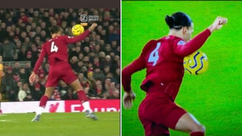VAR nuk kapi momentin e lojës me dorë nga Van Dijk – aty ku edhe filloi aksioni i golit të vetëm të shënuar nga Liverpooli