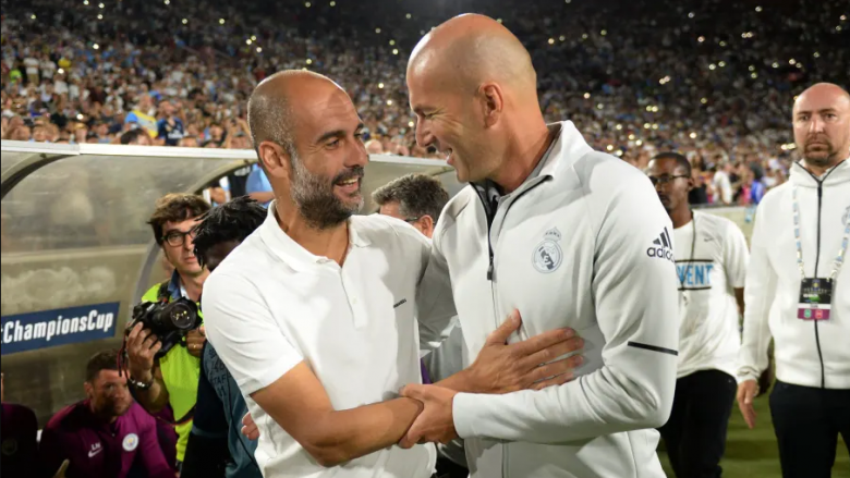 Zidane: Guardiola është trajneri më i mirë në botë