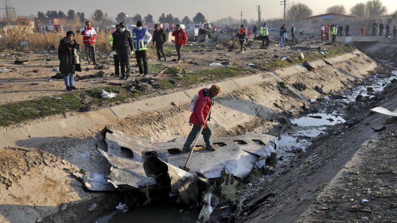 Pas rrëzimit të aeroplanit ukrainas ku humbën jetën 176 pasagjerë, Irani nis arrestimet e personave përgjegjës