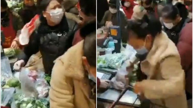 Pasojat e coronavirusit, qyteti kinez bllokohet tërësisht – ngriten çmimet nëpër markete, qytetarët rrahen në arkë për mallra  