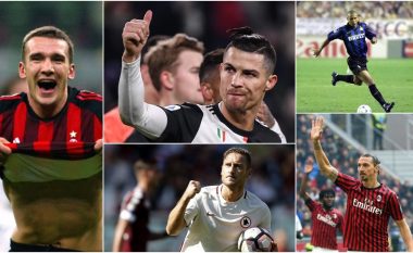 Kush është sulmuesi më i mirë në Serie A nga viti 2000 - Ronaldo Fenomeni numër një, pasohet nga CR7, Sheva mbetet i treti