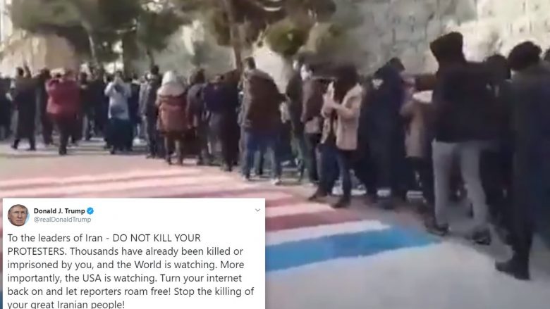 Moment i pabesueshëm: Studentët iranianë nuk pranojnë të shkelin flamujt e SHBA-së dhe Izraelit
