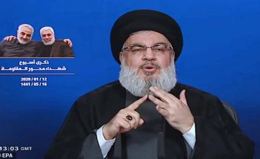 Udhëheqësi i Hezbollahut premton hakmarrje për vdekjen e Soleimanit