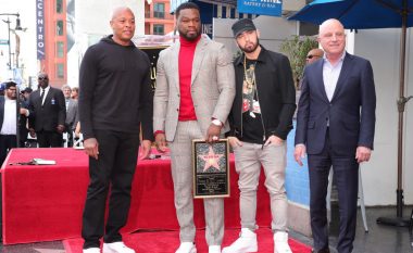 50 Cent bëhet me yll në Hollywood, Eminem dhe Dr Dre dalin për ta mbështetur