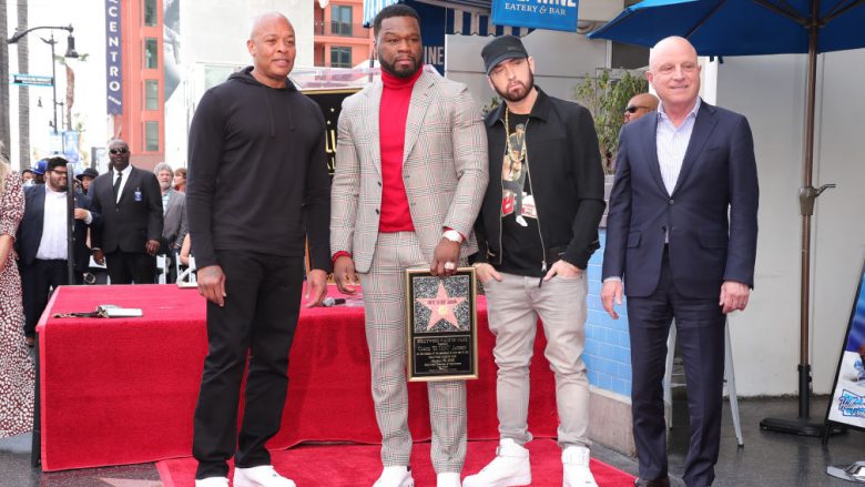 50 Cent bëhet me yll në Hollywood, Eminem dhe Dr Dre dalin për ta mbështetur