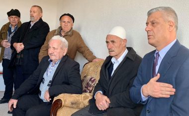 Thaçi viziton familjen policit Sami Thaqi, që humbi jetën në detyrë