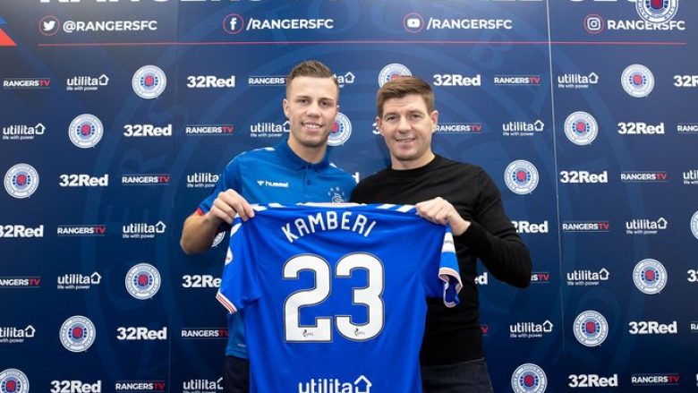 Zyrtare: Florian Kamberi prezantohet te Rangers në krah të Steven Gerrard